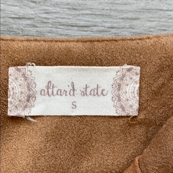 Altar’d State Tan Skater Skirt - Picture 3 of 7